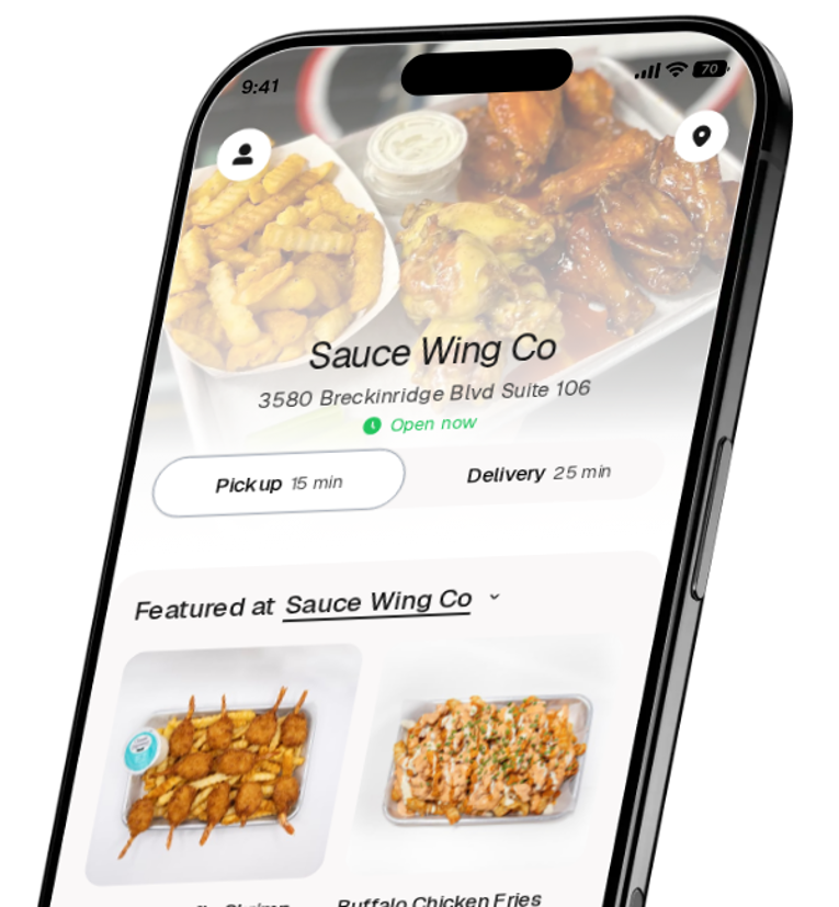 Sauce Wing Co app preview
